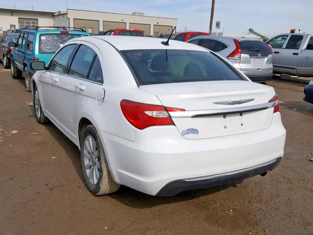 1C3CCBBB8CN135902 - 2012 CHRYSLER 200 TOURIN WHITE photo 3