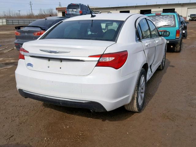 1C3CCBBB8CN135902 - 2012 CHRYSLER 200 TOURIN WHITE photo 4