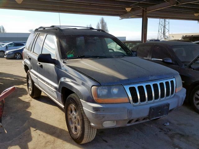 1J4GW48S4YC338046 - 2000 JEEP GRAND CHER BLUE photo 1