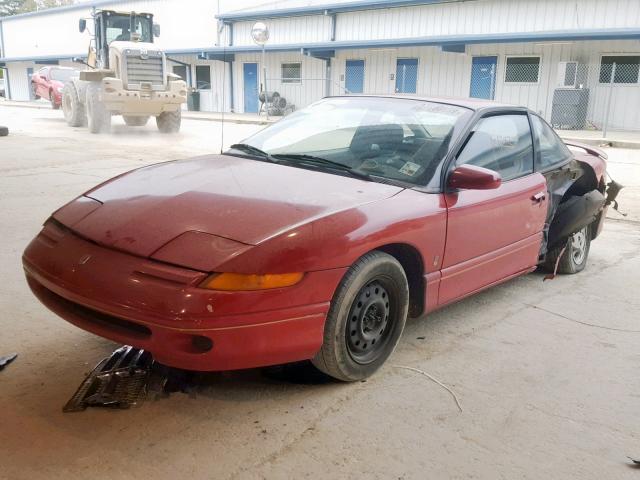 1G8ZH1273TZ378081 - 1996 SATURN SC2 RED photo 2