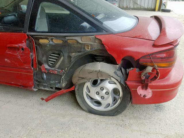 1G8ZH1273TZ378081 - 1996 SATURN SC2 RED photo 9