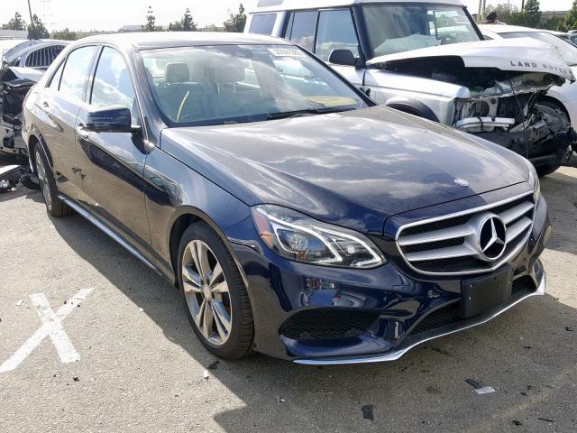 WDDHF5KBXFB155087 - 2015 MERCEDES-BENZ E 350 BLUE photo 1