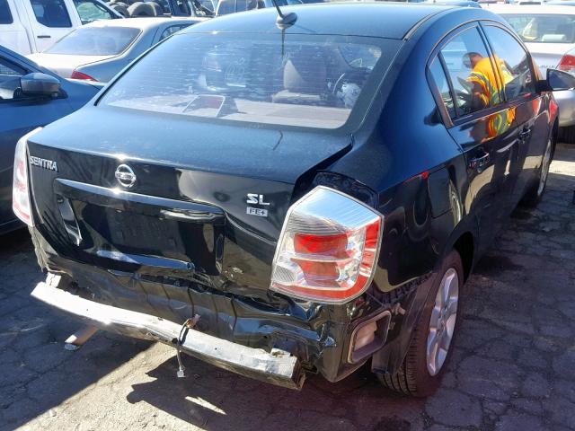 3N1AB61E59L677706 - 2009 NISSAN SENTRA 2.0 BLACK photo 4