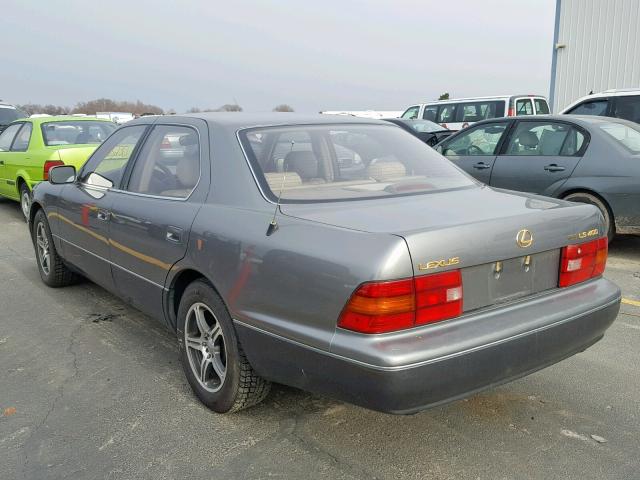 JT8BH28F8V0098769 - 1997 LEXUS LS 400 SILVER photo 3