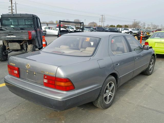 JT8BH28F8V0098769 - 1997 LEXUS LS 400 SILVER photo 4