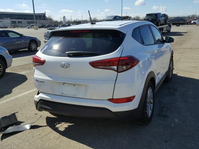 KM8J23A43GU074853 - 2016 HYUNDAI TUCSON SE WHITE photo 4