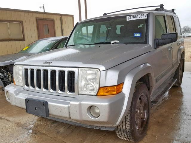 1J8HH48K69C501522 - 2009 JEEP COMMANDER SILVER photo 2