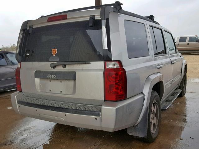 1J8HH48K69C501522 - 2009 JEEP COMMANDER SILVER photo 4