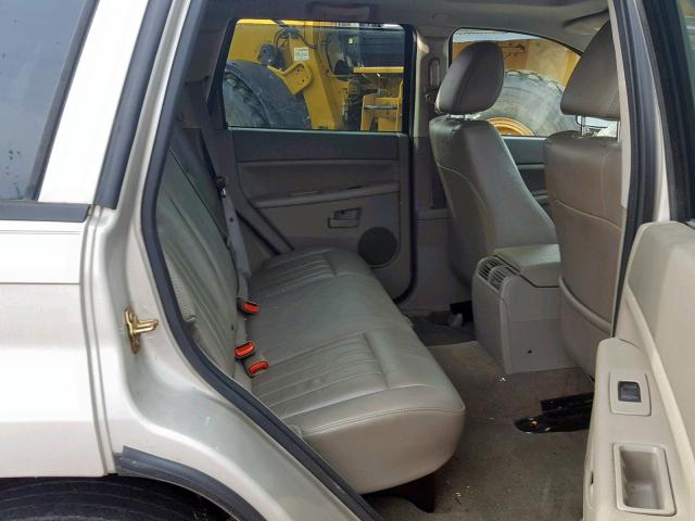 1J8HS48P77C574344 - 2007 JEEP GRAND CHER GRAY photo 6