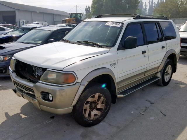 JA4LS31HXYP036532 - 2000 MITSUBISHI MONTERO SP WHITE photo 2