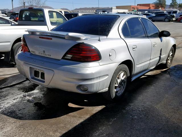 1G2NF52E74M666902 - 2004 PONTIAC GRAND AM S SILVER photo 4