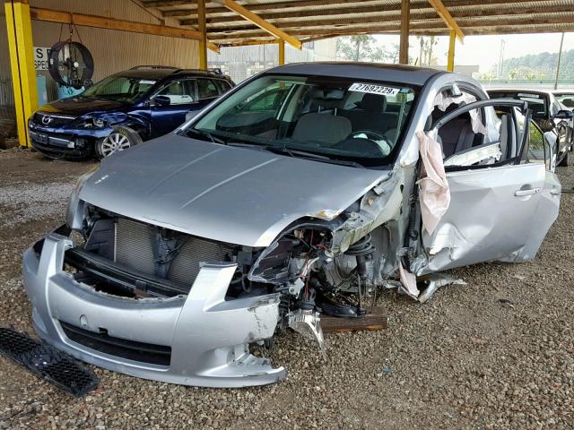 3N1AB6AP2CL632957 - 2012 NISSAN SENTRA 2.0 SILVER photo 2