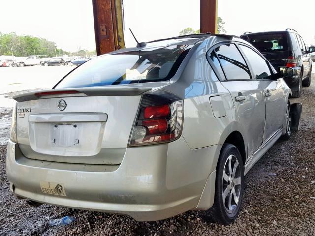 3N1AB6AP2CL632957 - 2012 NISSAN SENTRA 2.0 SILVER photo 4