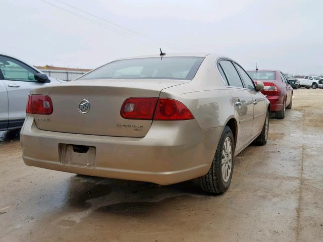 1G4HP57256U193665 - 2006 BUICK LUCERNE CX GOLD photo 4