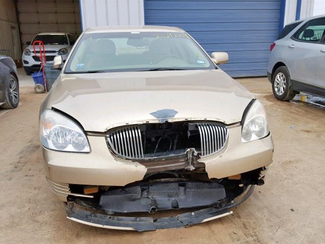 1G4HP57256U193665 - 2006 BUICK LUCERNE CX GOLD photo 9