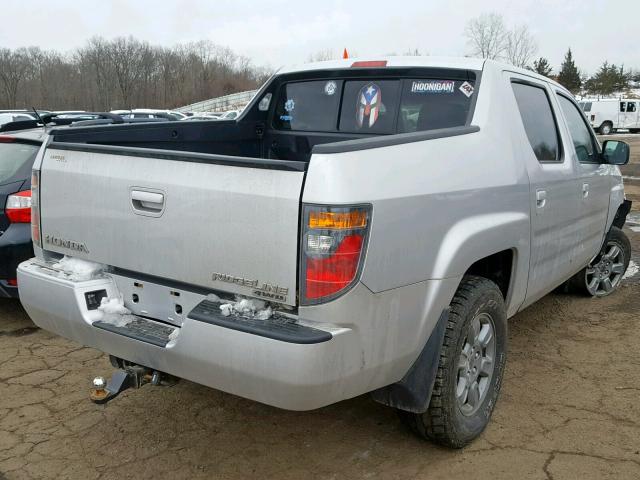 2HJYK16388H506568 - 2008 HONDA RIDGELINE WHITE photo 4