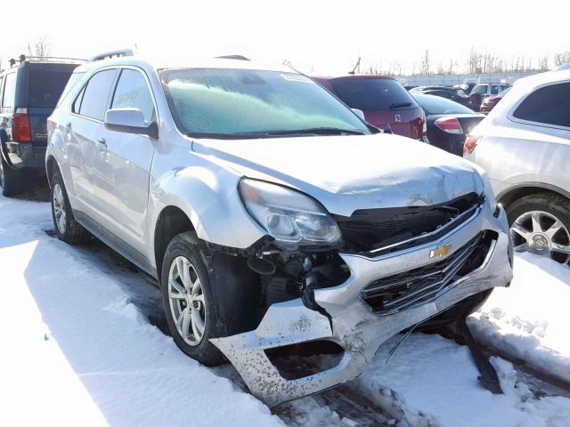 2GNALCEK4H1572204 - 2017 CHEVROLET EQUINOX LT SILVER photo 1