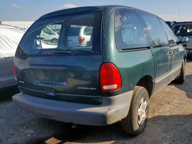 2B4FP25B0WR734371 - 1998 DODGE CARAVAN GREEN photo 4