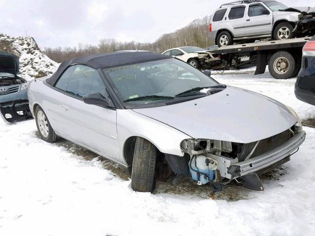 1C3EL75R66N285459 - 2006 CHRYSLER SEBRING GT SILVER photo 1