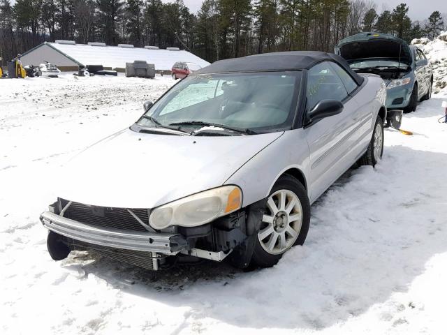 1C3EL75R66N285459 - 2006 CHRYSLER SEBRING GT SILVER photo 2