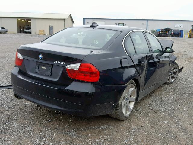 WBAVB33586KS35099 - 2006 BMW 330 I BLACK photo 4