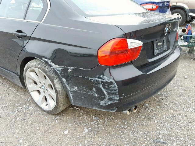 WBAVB33586KS35099 - 2006 BMW 330 I BLACK photo 9