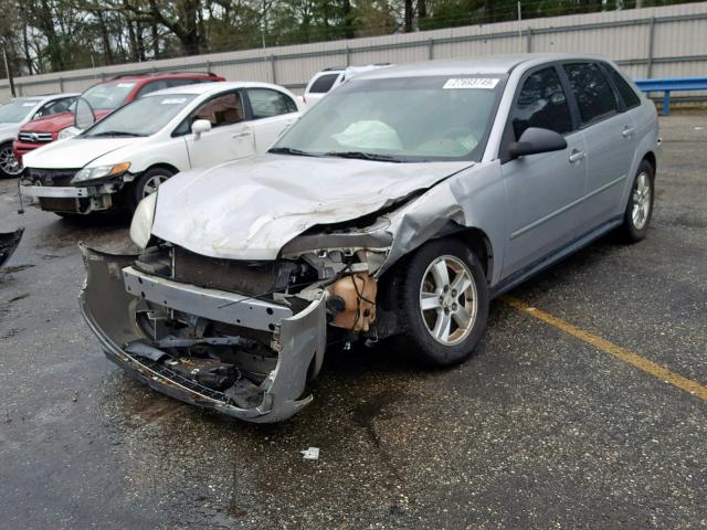 1G1ZT62865F272876 - 2005 CHEVROLET MALIBU MAX 银色 照片 2