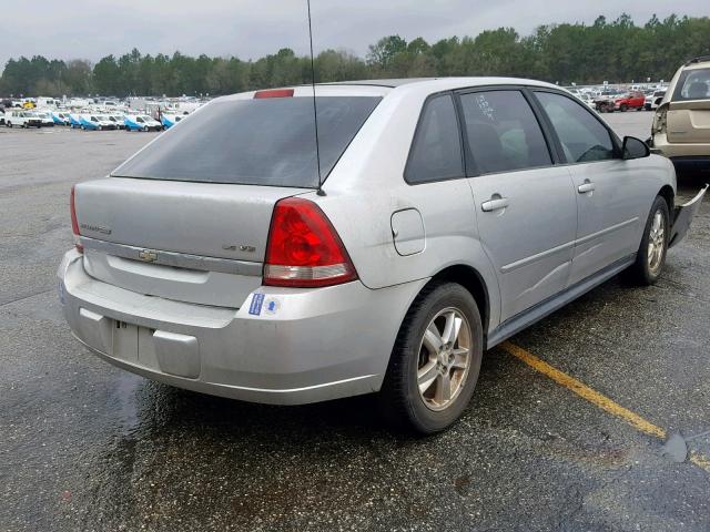 1G1ZT62865F272876 - 2005 CHEVROLET MALIBU MAX 银色 照片 4