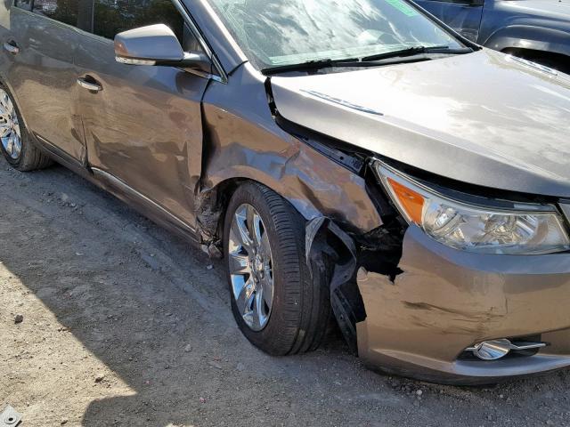 1G4GC5EDXBF126750 - 2011 BUICK LACROSSE C BROWN photo 9