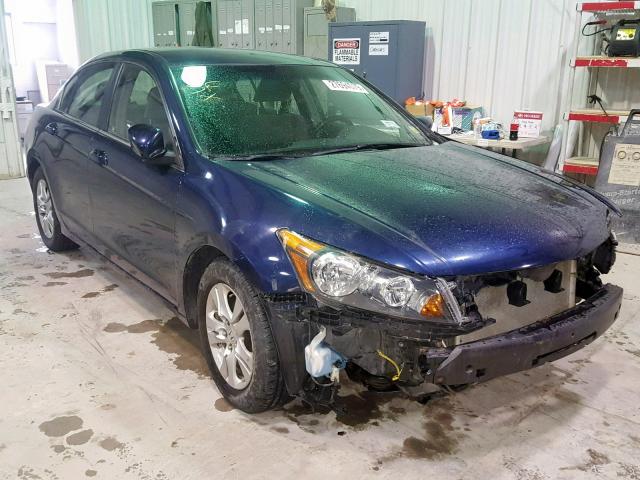 JHMCP26429C016404 - 2009 HONDA ACCORD LXP BLUE photo 1