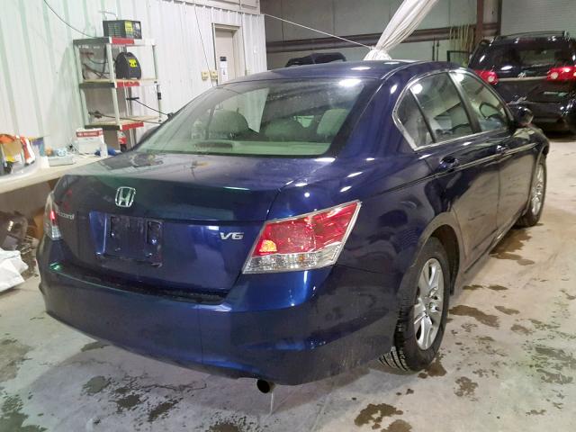 JHMCP26429C016404 - 2009 HONDA ACCORD LXP BLUE photo 4