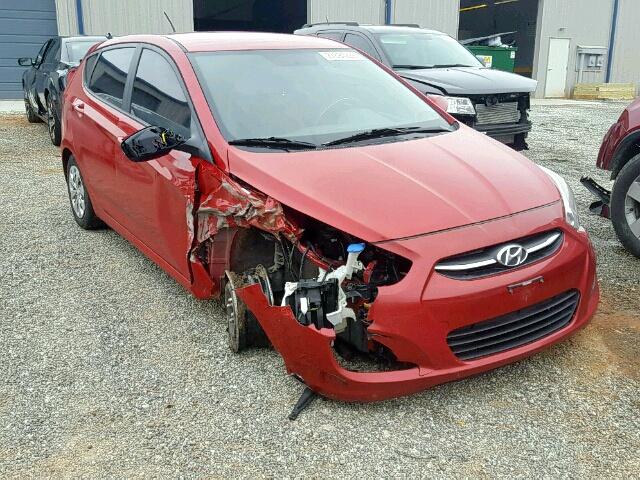 KMHCT5AE0GU242362 - 2016 HYUNDAI ACCENT SE RED photo 1