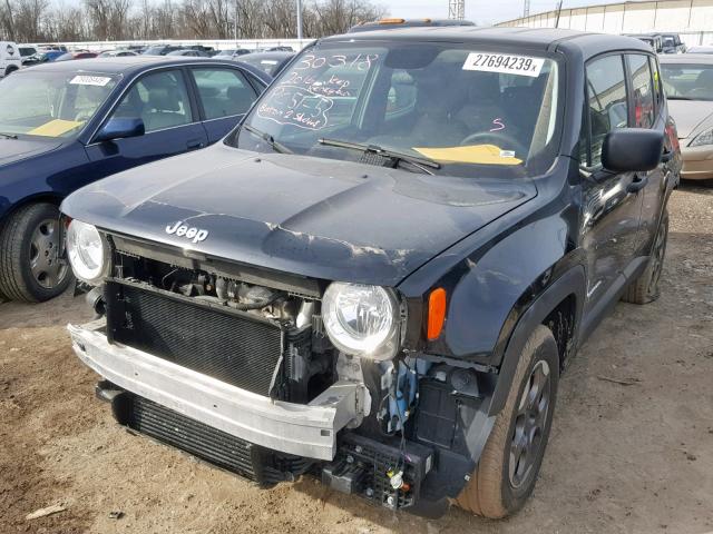 ZACCJAAW4GPD58886 - 2016 JEEP RENEGADE S 黑色 照片 2