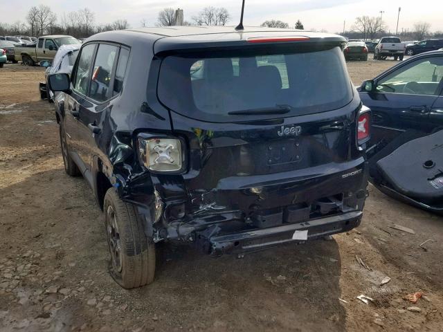 ZACCJAAW4GPD58886 - 2016 JEEP RENEGADE S 黑色 照片 3