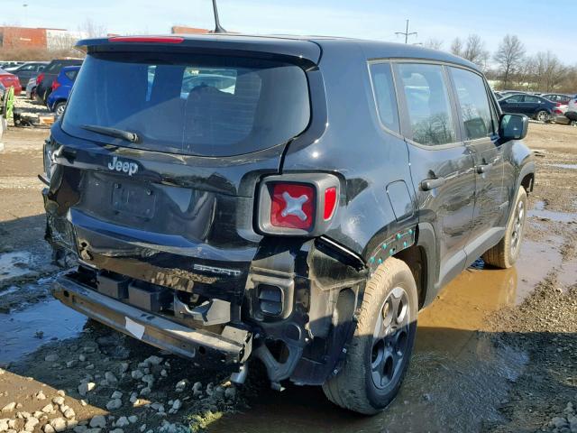 ZACCJAAW4GPD58886 - 2016 JEEP RENEGADE S 黑色 照片 4