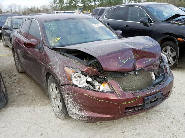 JHMCP264X8C059161 - 2008 HONDA ACCORD LXP MAROON photo 1