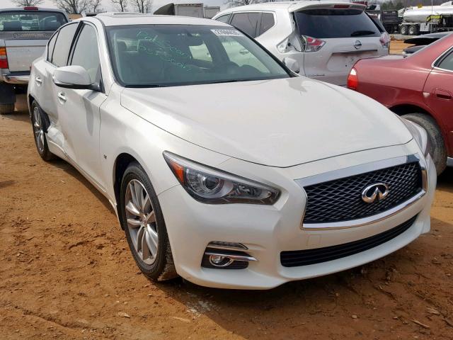 JN1BV7AP6FM340241 - 2015 INFINITI Q50 BASE WHITE photo 1