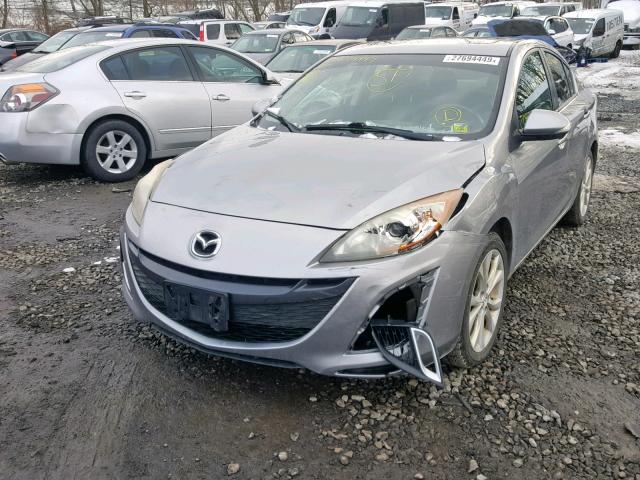 JM1BL1S6XA1144349 - 2010 MAZDA 3 S GRAY photo 9