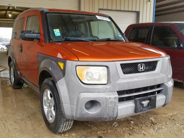 5J6YH185X4L005559 - 2004 HONDA ELEMENT EX ORANGE photo 1