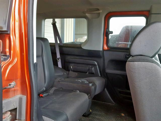 5J6YH185X4L005559 - 2004 HONDA ELEMENT EX ORANGE photo 6