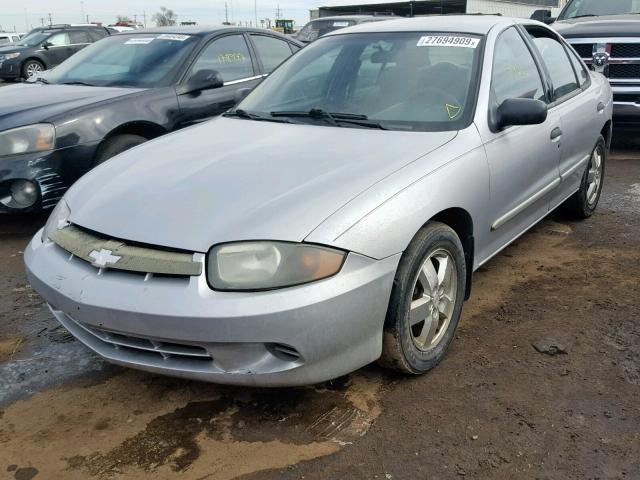 1G1JF52F947113520 - 2004 CHEVROLET CAVALIER L SILVER photo 2