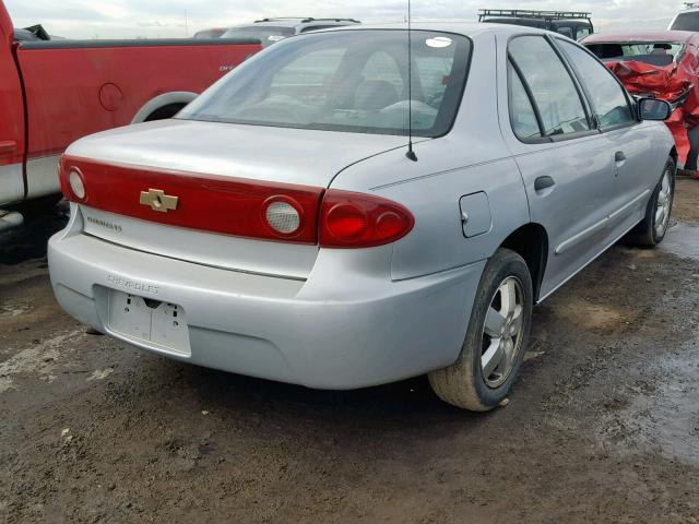 1G1JF52F947113520 - 2004 CHEVROLET CAVALIER L SILVER photo 4