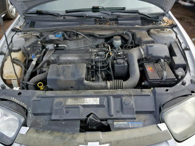 1G1JF52F947113520 - 2004 CHEVROLET CAVALIER L SILVER photo 7