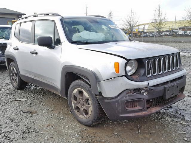 ZACCJAAH2HPF51718 - 2017 JEEP RENEGADE S Gümüş foto 1