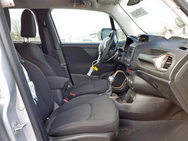 ZACCJAAH2HPF51718 - 2017 JEEP RENEGADE S Gümüş foto 5