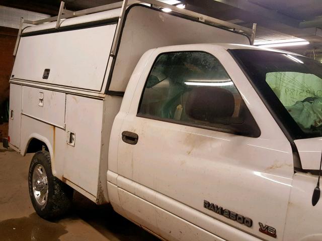 3B6KF26Z5XM586876 - 1999 DODGE RAM 2500 WHITE photo 9