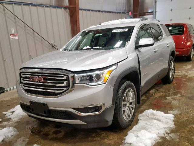 1GKKNSLS7KZ169406 - 2019 GMC ACADIA SLE BLUE photo 2