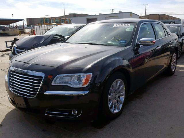 2C3CCAEG7DH574570 - 2013 CHRYSLER 300C BLACK photo 2