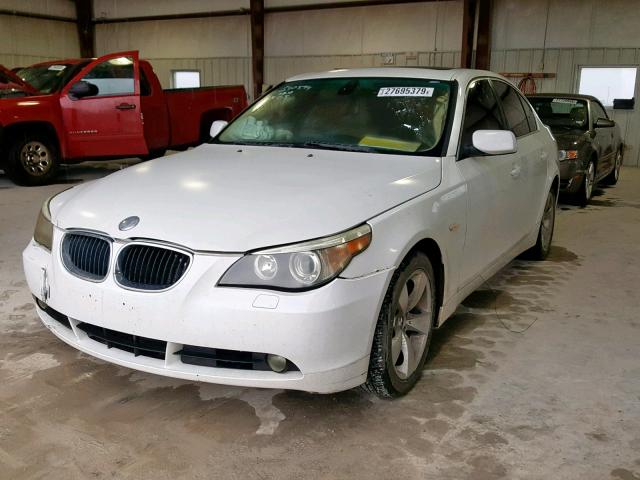 WBANA53505B857080 - 2005 BMW 525 I WHITE photo 2