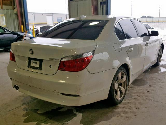 WBANA53505B857080 - 2005 BMW 525 I WHITE photo 4